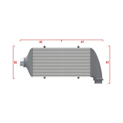 Performance custom intercooler Wagner 500mm x 300mm x 90mm