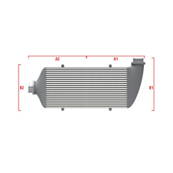 Competition custom intercooler Wagner 500mm x 300mm x 90mm
