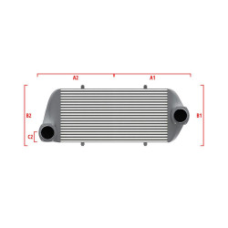 Competition custom intercooler Wagner 500mm x 300mm x 90mm