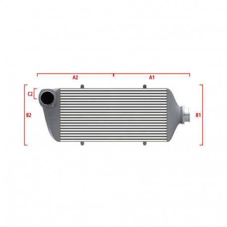 Custom Competition custom intercooler Wagner 600mm x 300mm x 90mm | races-shop.com