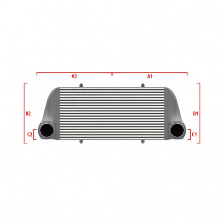 Custom Competition custom intercooler Wagner 700mm x 300mm x 90mm | races-shop.com