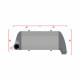 Custom Performance custom intercooler Wagner 600mm x 205mm x 80mm | races-shop.com