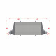 Custom Competition custom intercooler Wagner 500mm x 400mm x 100mm | races-shop.com
