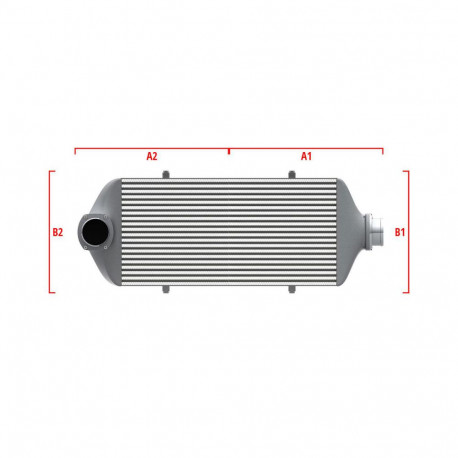 Custom Performance custom intercooler Wagner 700mm x 300mm x 90mm | races-shop.com