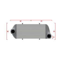 Performance custom intercooler Wagner 700mm x 300mm x 90mm
