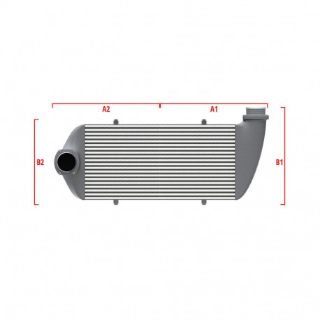 Custom Performance custom intercooler Wagner 700mm x 300mm x 90mm | races-shop.com