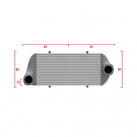 Custom Competition custom intercooler Wagner 500mm x 400mm x 100mm | races-shop.com
