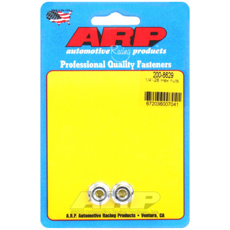 ARP Bolts ARP nuts (hex head), 1/4-28, 2 pcs, V2 | races-shop.com
