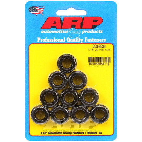 ARP Bolts ARP nuts (hex head), 7/16-20, 10 pcs, V2 | races-shop.com