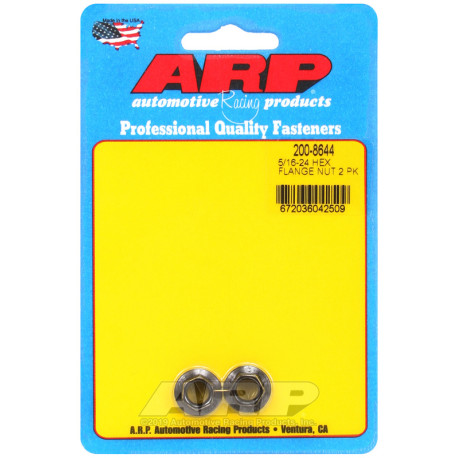 ARP Bolts ARP nuts (hex head, flanged, Pack), 5/16-24, 2 pcs | races-shop.com