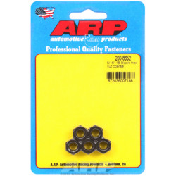 "5/16""-18 black coarse hex nut kit" (5pcs)