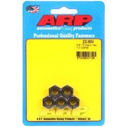 ARP nuts (hex head, black oxide), 3/8-16, 5 pcs