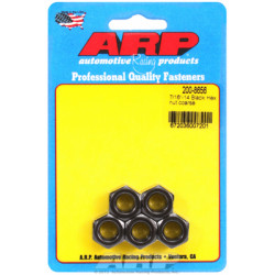 "7/16""-14 black coarse hex nut kit" (5pcs)