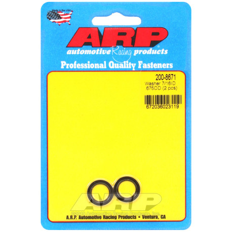 ARP Bolts ARP washers (chamfered), 11.11 × 15.88 × 1.57 mm, 2 pcs | races-shop.com