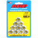 ARP Bolts ARP nuts (flanged), M10×1.25, 10 pcs | races-shop.com