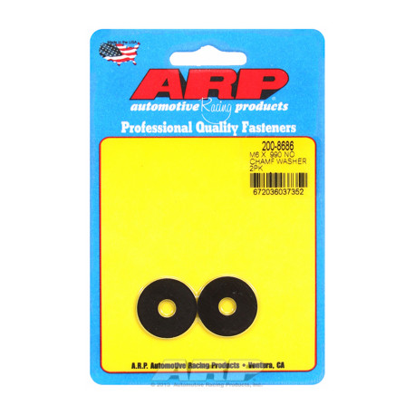 ARP Bolts M6 ID .990 OD .065"TH black washers (2pcs) | races-shop.com