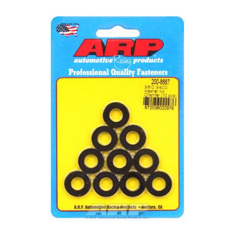 ARP Bolts "3/8"ID 3/4"OD .120"TH black washers" (10pcs) | races-shop.com