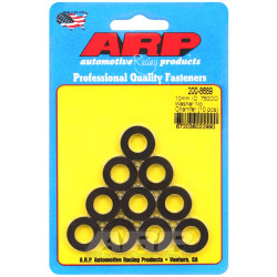 ARP washers (black oxide, chamfered), M10 × 19.05 × 3.05 mm, 10 pcs