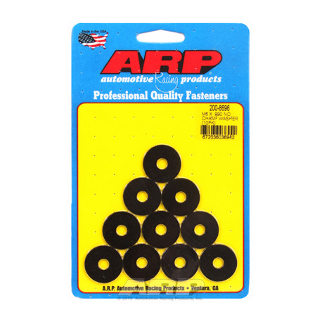 ARP Bolts M6 ID .990 OD .065"TH black washers (10pcs) | races-shop.com