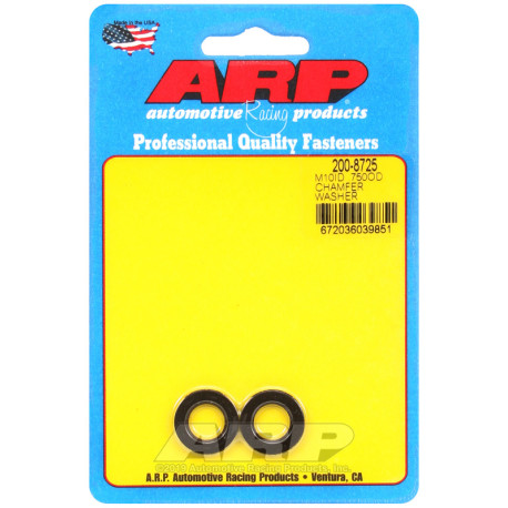 ARP Bolts ARP washers (black oxide, chamfered), M10 × 19.05 mm, 2 pcs | races-shop.com