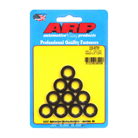 ARP Bolts 3/8 ID .720 OD black washers | races-shop.com