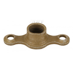 5/16-24 plate nut. 2-lug fixed w/ctr sunk rivet hole