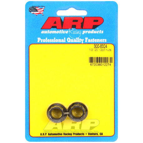 ARP Bolts ARP nuts (12-point), 1/2-20, 2 pcs, V1 | races-shop.com