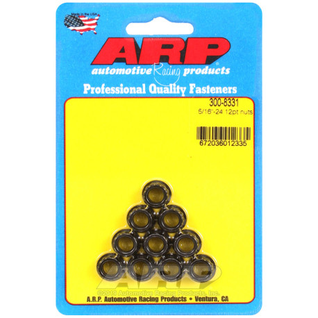 ARP Bolts ARP nuts (12-point), 5/16-24, 10 pcs | races-shop.com