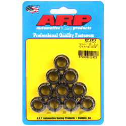 ARP nuts (12-point, small collar), M12×1.25, 10 pcs