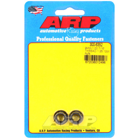 ARP Bolts ARP nuts (12-point), M9×1.25, 2 pcs | races-shop.com