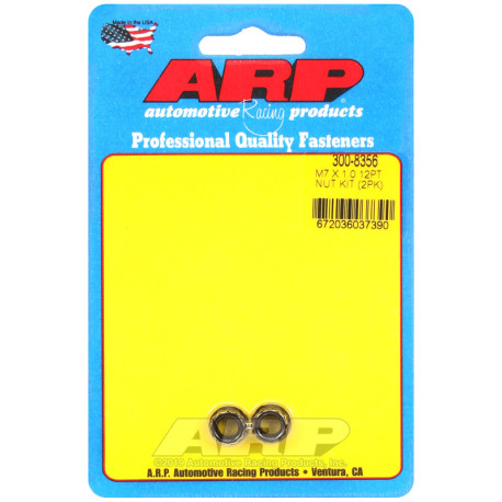 ARP Bolts ARP nuts (12-point), M7×1.00, 2 pcs | races-shop.com