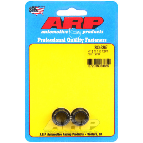 ARP Bolts ARP nuts (12-point), M12×1.00, 2 pcs | races-shop.com