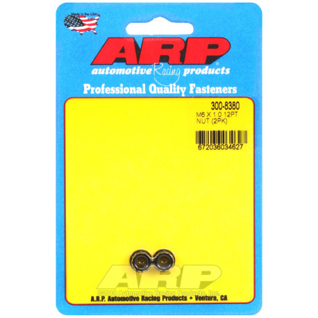 ARP Bolts ARP nuts (12-point), M6×1.00, 2 pcs | races-shop.com