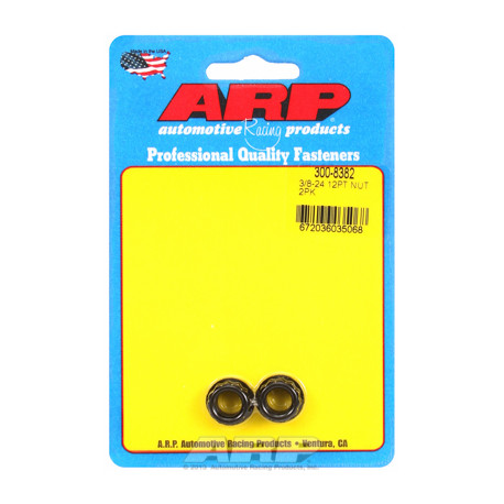 ARP Bolts "3/8""-24 1/2"" socket. .645 flange OD. 12pt nut kit" (2pcs) | races-shop.com