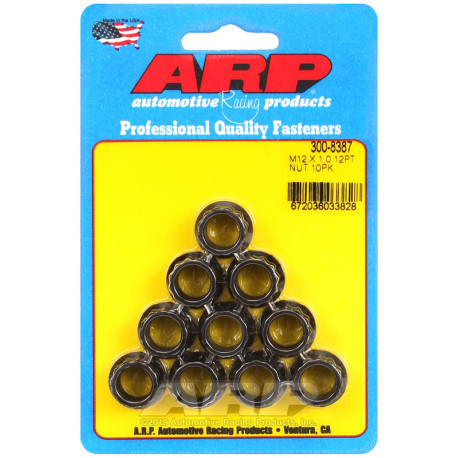 ARP Bolts ARP nuts (12-point), M12×1.00, 10 pcs | races-shop.com