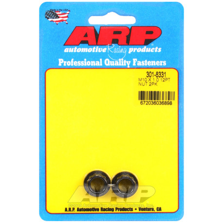 ARP Bolts ARP nuts (12-point), M10×1.0, 2 pcs | races-shop.com