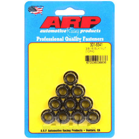 ARP Bolts ARP nuts (12-point), 3/8-16, 10 pcs | races-shop.com