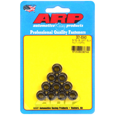 ARP Bolts ARP nuts (12-point), 5/16-18, 10 pcs | races-shop.com