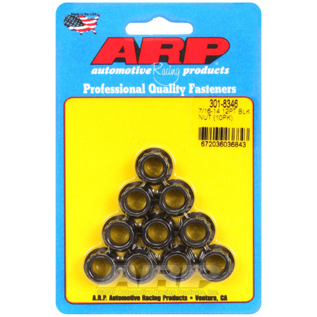 ARP Bolts ARP nuts (12-point), 7/16-14, 10 pcs | races-shop.com