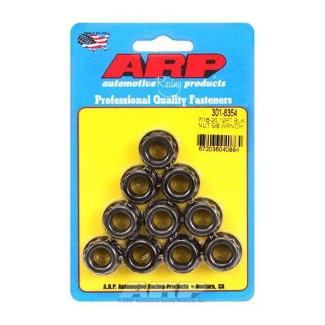 ARP Bolts 7/16-20 5/8 socket 12 pt nut kit(10 pcs) | races-shop.com