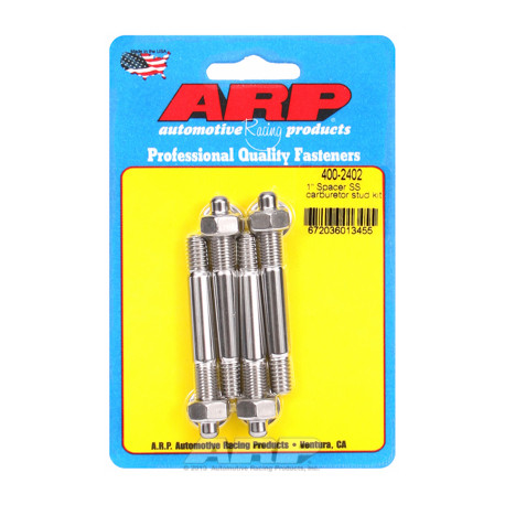 ARP Bolts "1"" Spacer SS carburetor stud kit" | races-shop.com