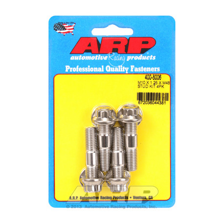 ARP Bolts ARP Stud Kit of 4 M10x1.25 48.00mm | races-shop.com