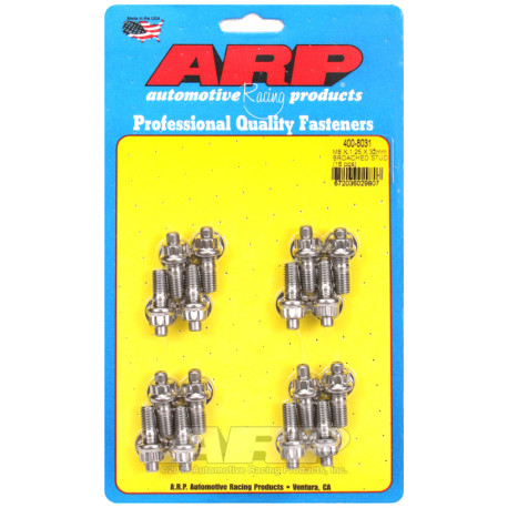 ARP Bolts ARP studs (stainless, broached), M8×1.25 × 32 mm, 16 pcs | races-shop.com