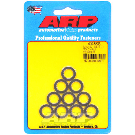 ARP Bolts ARP washers (stainless, chamfered), M10 × 16 × 1.9 mm, 10 pcs | races-shop.com