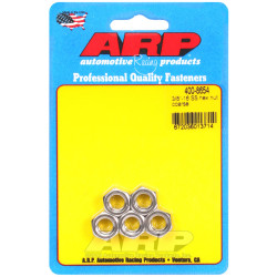 ARP nuts (stainless, hex head), 3/8-16, 5 pcs