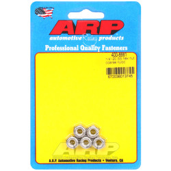 ARP nuts (stainless, hex head, self-locking), 1/4-20, 5 pcs