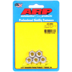 ARP nuts (stainless, hex head, self-locking), 3/8-16, 5 pcs