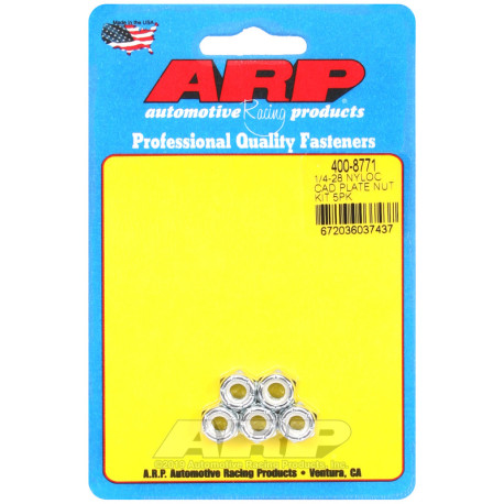 ARP Bolts ARP nuts (self-locking), 1/4-28, 5 pcs | races-shop.com