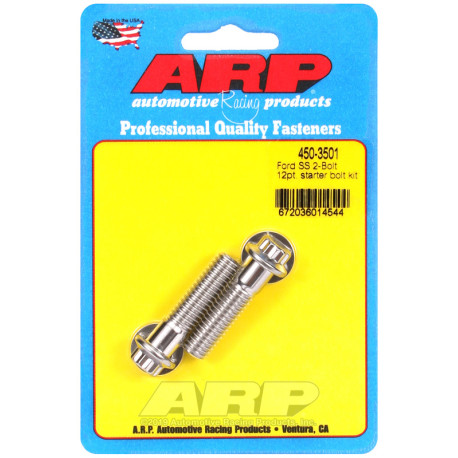 ARP Bolts ARP starter bolt kit for Ford (stainless, 12-point, 2-bolt main) | races-shop.com
