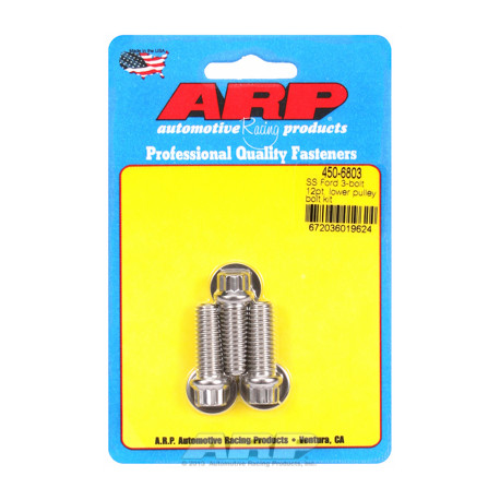 ARP Bolts Ford SS 3-bolt 12pt lower pulley bolt kit | races-shop.com